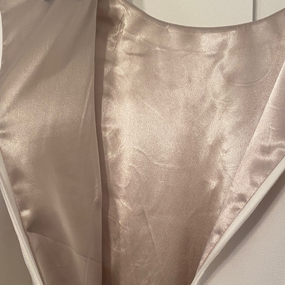ANTONIO MELANI Cream Long Sleeve Dress - Picture 6 of 6